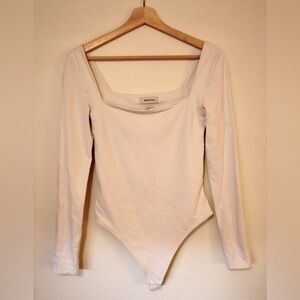 Long Sleeved White body Suit